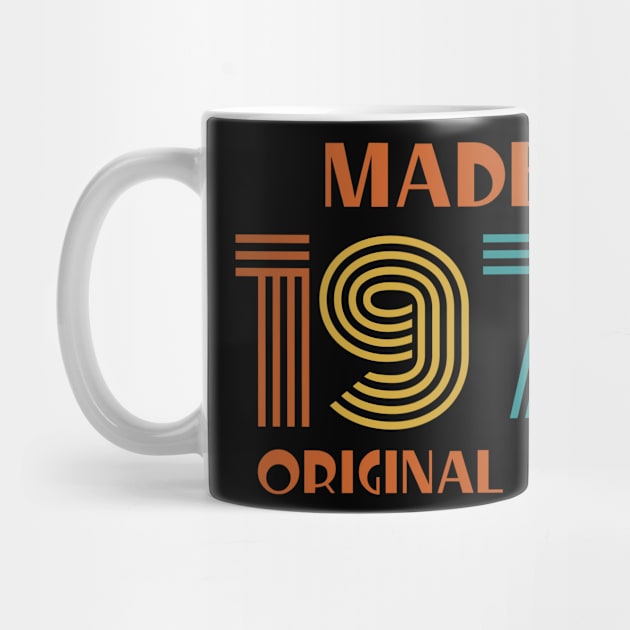 Made in 1977 Birthday Original Parts by HBfunshirts